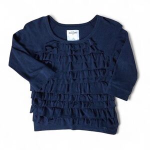 Abercrombie Cotton Ruffle Top Tee Blouse vintage Girl’s